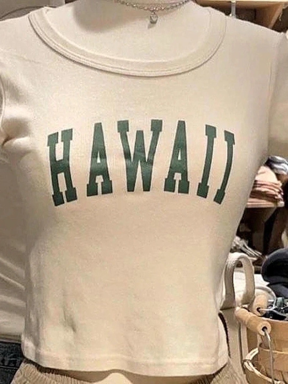 John Galt Hawaii Graphic Tee White Size Small